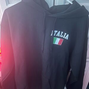 Gildan Black Italia Hoodie
